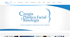 Desktop Screenshot of cirugiaplasticafacial.org
